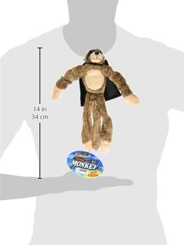 Playmaker Toys Flingshot Slingshot Flying Screaming Monkey, Brown...