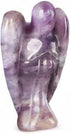 Artistone Amethyst Crystal Angel Statues and Figurines Carved Gem Pocket Purple Guardian Angel Healing Stone Gifts for Women or Home,Office Decor...