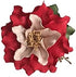 ETA Red Lily Flower Pin Brooch, Floral Fabric Brooch or for Women, Wedding Party Dress and Scarf Accessories, Fashion Accesories Women Girls Birth...