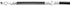 Dynamic Friction Company Front Brake Line Hose 350-76029 For 1988-1992 Toyota Corolla, 1989-1992 Geo Prizm...