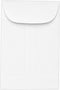 LUXPaper #3 Coin Envelopes | 2 1/2" x 4 1/4" | Bright White | 24lb. Text | 50 Qty...