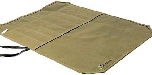 Professional Chef's Knife Roll, Waxed Canvas Knife Organiser, Culinary Bag Wrap, Travel Tool Roll Pouch Storage...