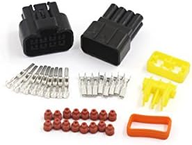 uxcell a16010400ux0468 Car Sealed Electrical 8 Pin Way Waterproof 2.3mm Wire Connector Socket...