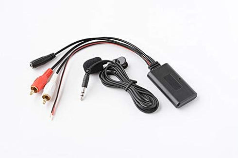 Car 12V Aux Bluetooth 5.0 Adapter Module Music Receiver Car kit with 2 RCA Input Aux Audio for Car Radio Stereo Speaker...