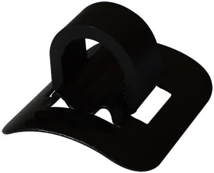 5 Sets (5 PCs Base + 5 PCs Clip) MTB Bike Cable Guide Brake Cable Shift Cable Derailleur Cable Base Guide Clip Fitting Line Tube Housing Durable A...