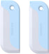 2 Pack Mini Squeegee, Small Kitchen Countertop Squeegee, Soft Glass Cleaner for Home Tabletop, Bathroom Mirror, Car Window Cleaning Squeegee All-P...