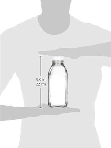 Libbey Glass Milk Bottle with Lid - 33.5 oz...