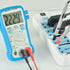 6000 Counts TRMS Digital Multimeter Auto Ranging - Multitester for AC/DC Current Voltage Resistance Capacitance Frequency/Duty,Diode/hFE, NCV, Tem...