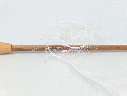 Optical White Eyelash Yarn Ice Bright, Bright Solid White Fun Fur 22744 82 Yards......