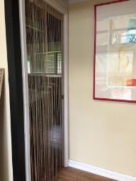 1x2 M Door String Curtain Rare Flat Silver Ribbon Thread Fringe Window Panel Room Divider Cute Strip Tassel for Wedding Coffee House Restaurant Pa...