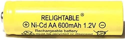 NiCd AA/AAA 600mAh 1.2V Rechargeable Batteries for Solar Lights, Garden Lights and Remotes (20PCS AA 600mAh Batteries)...