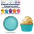 Light Turquoise Cupcake Baking Cup Liners 32 Count by Cupcake Creations...