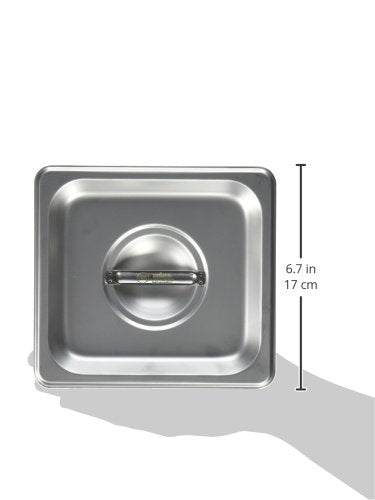 Winco SPSCS 44202 Size Solid Cover,Stainless Steel,Medium...
