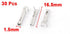 uxcell Boat Car Speaker Female Crimp Spade Terminal Connector with 30 Piece, 1.5 mm...