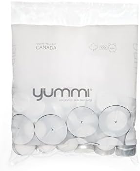 Yummi 5 hour Unscented Tealight Candles - 100 per pack...