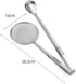 Multi-Functional Stainless Steel Kitchen Tongs with Built-in Strainer Spoon - Ergonomic, Heat-Resistant, and Durable Tool for Cooking and Serving...