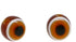 Mandala Crafts Turkish Brown Evil Eye Beads 8mm for Jewelry Making - 150 Round Hamsa Greek Eye Beads for Charms, Dreamcatchers, and DIY Crafts...
