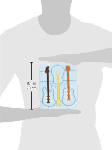 Genuine Fred COOL JAZZ Guitar Ice Tray and Stirrers...