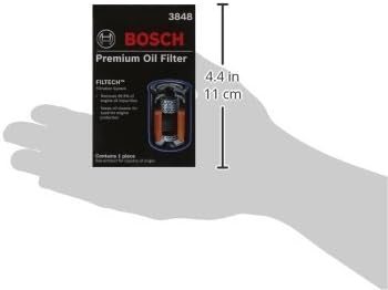 Bosch Automotive 3848 Premium Oil Filter-Compatible With Select Genesis G80;Hyundai Azera,Equus,Genesis,Genesis Coupe,Palisade,Sonata,Veracruz;Kia...
