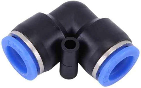 Pneumatic Connectors,8mm Pneumatic Fittings Push in Elbow Connectors Water Hose Quick Connect for Air Water Hose 10 PCS...