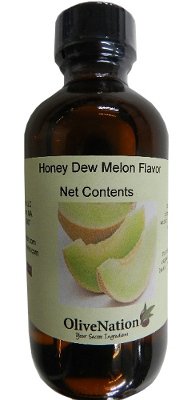 OliveNation Honey Dew Melon Flavor, Water Soluble Extract for Baked Goods, Beverages, Ice Cream, Non-GMO, Gluten Free, Kosher, Vegan - 4 ounces...