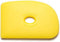 Sherrill Mudtools Shape 2 Polymer Rib for Pottery and Clay Artists, Yellow Color Soft...