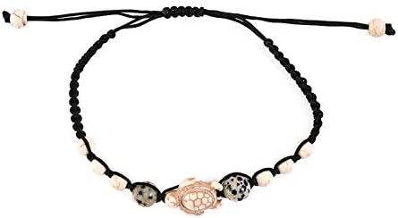 Fuqimanman2020 2pcs Bohemian Turquoise Turtle Beaded Braided Bracelet Set Adjustable String Strand for Women Summer Beach Holiday Jewelry...