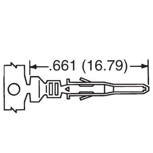 Molex Black 16-Pin Connector Pitch 4.20mm.0165" w/18-24 AWG Pin Mini-Fit Jr ™ Glow Wire Capable...