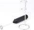 Powerful Milk Frother Handheld Foam Maker (with Stainless Steel Stand) for coffee, Latte - Whisk Drink Mixer for Cappuccino, Mini Foamer for Cappu...