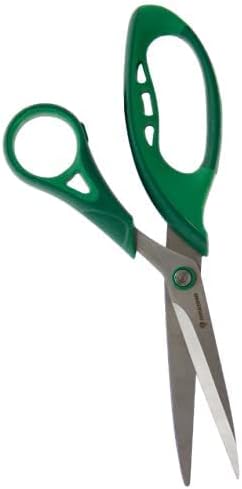 Scissors with Animated Koala Holder, 8.5” Stainless Steel Blades, Comfortable Soft Air Grip Handles, Fun Animal Desk Decor with Non-Slip Weighted ...