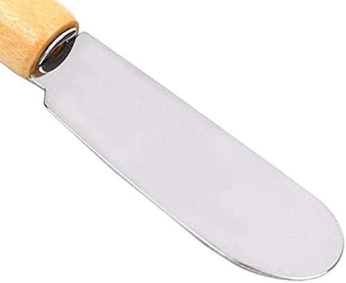 20-Pack Butter Spreader Stainless Steel Sandwich Cream Cheese Knives Set Wood Handle 4-inch...