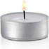 White Unscented Tea Lights- Smokeless, Drip less, Long Lasting Flames- Center Pieces for Dinners and Events- European Wax Flame- Bulk Pack (100 Ca...