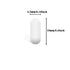 4 Pcs 10mm(0.4inch) PTFE Magnetic Stirrer Mixer Stir Bar,White Color,Laboratory Bar,Stir Plate Bar,Stir Plate Magnet,Stir Rod Magnetic...
