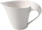 Villeroy & Boch New Wave Creamer, 6.75 oz, Premium Porcelain, White...