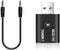 Bluetooth 5.0 2 in1 Transmitter Receiver Converter Car Wireless Audio Adapter USB 3.5mm Aux for TV, Home Stereo, Car Stereo, Headphones, Speakers,...