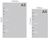 Index Tabs for A5/A6 6-Holes Cover Round Ring View Binder File Folder Loose Leaf Sheet Protectors Binder Cover Protector (Laser Cover, A5/21cm*15c...