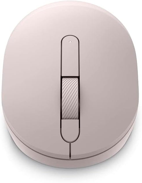 Dell Mobile Wireless Mouse - MS3320W, Wireless - 2.4 GHz, Bluetooth 5.0, Optical LED, Mechanical Scroll, 1600 DPI, 3-Buttons - Ash Pink...