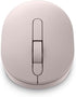Dell Mobile Wireless Mouse - MS3320W, Wireless - 2.4 GHz, Bluetooth 5.0, Optical LED, Mechanical Scroll, 1600 DPI, 3-Buttons - Ash Pink...