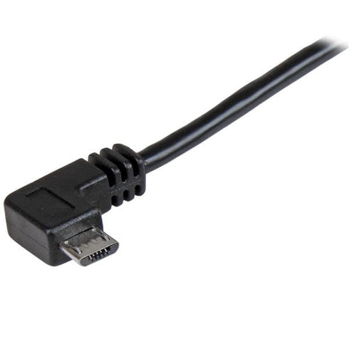 StarTech.com 2m 6' Right-Angle Micro-USB Charging Cable - 24 AWG (USBAUB2MRA)...