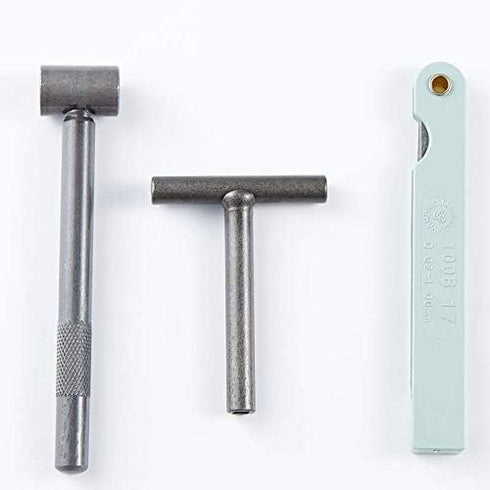 Motorcycle Engine Valve Screw Adjusting Spanner Tool + Feeler Gauge...