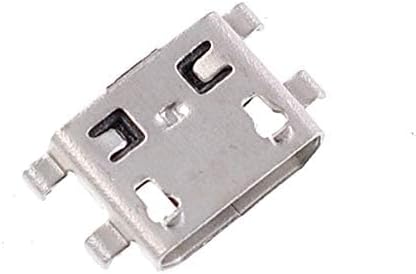 Oiyagai 10Pcs Phone Micro USB Type-B 5 Pin Female SMD Panel Mount Connectors...
