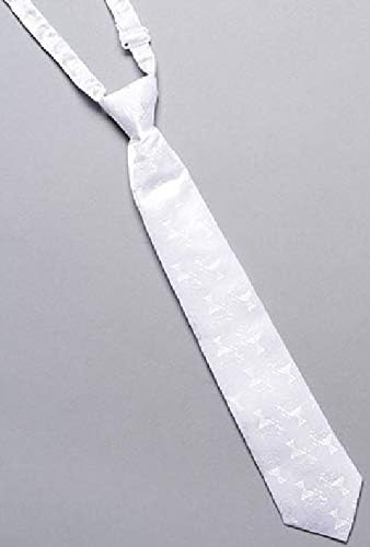 Boys First Communion Tie Ties in White 13" Adjustable...