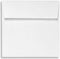 LUXPaper Square Invitation Envelopes | Peel & Press | 6 1/2" x 6 1/2" | White Linen | 80lb. Text | 50 Qty...