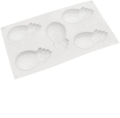 Silicone Mold Dessert Silicone Cake Mold For Baking Fondant Mould Fruit Shape Sugar Candy Jelly Bakeware Chocolates Mould (Pineapple G_11.68x6.84x...