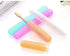 4 Pcs Colorful Plastic Toothbrush Case Portable Toothbrush Case Holder for Daily and Travel Use...