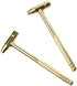 1 Pc Gold Mini Golden Hammer Brass Hammer with Screwdriver Hand Tools, Multifunction 6 in 1 Jewelers Hammer Copper Hammer for Repair Mobile Phones...