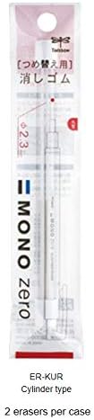 Tombow Holder Eraser, Mono Zero Round Sharpe Black (EH-KUR11)...