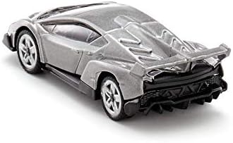 Siku 1485, Lamborghini Veneno, Metal/Plastic, Toy car for Children, Dark Blue, Rubber tyres...