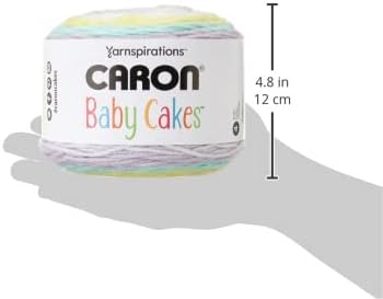 Caron Baby Cakes Self-Striping Yarn ~ 3.5 oz Cakes by The Each (Frosted Pansies)......