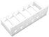 Hilitand Test Tube Rack, 6 Holes 6 Slots Plastic Test Tube Holder Storage Stand for Drying Less Than 25mm Tubes White...